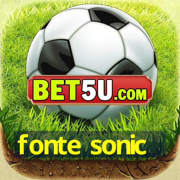 fonte sonic